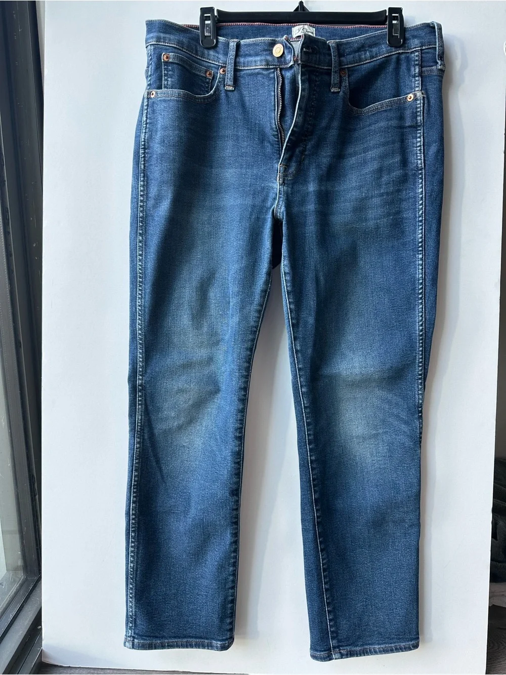 J. Crew Jeans Women’s Size 31 Midnight Blue Straight-Leg Jeans